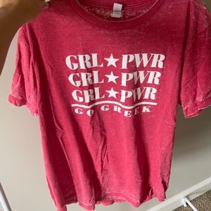 GRL PWR - Go greek t shirt